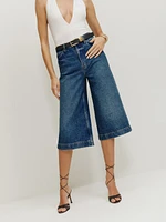 Cary High Rise Culotte Jeans