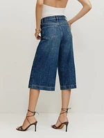 Cary High Rise Culotte Jeans