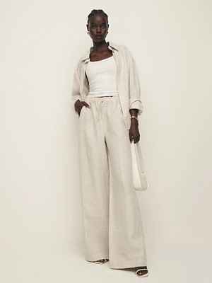 Petites Declan Linen Pant