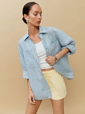 Ian Oversized Linen Shirt