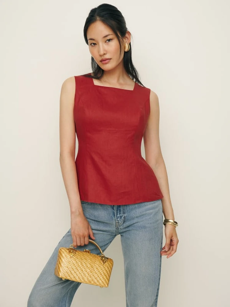 Kiko Linen Top