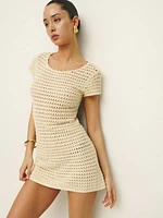 Cassie Open Knit Mini Dress