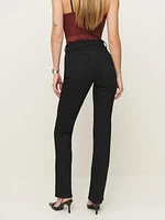 Jax Stretch High Rise Straight Jeans