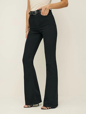 Marlow Super Stretch High Rise Flare Jeans