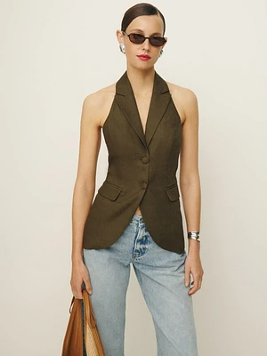 Brennan Linen Vest