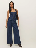 Austin Ultra High Rise Wide Leg Jeans