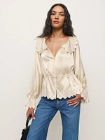 Lillie Silk Top