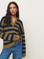 Brooklyn Cotton Polo Sweater