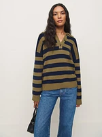 Brooklyn Cotton Polo Sweater