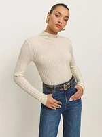 Cori Ribbed Turtleneck Sweater