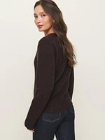 Dulce Cashmere V-neck Sweater