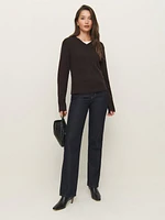 Dulce Cashmere V-neck Sweater