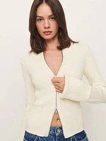 Ryan Cotton Zip Sweater