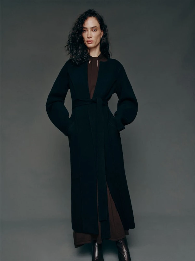 Vera Regenerative Wool Sweater Coat