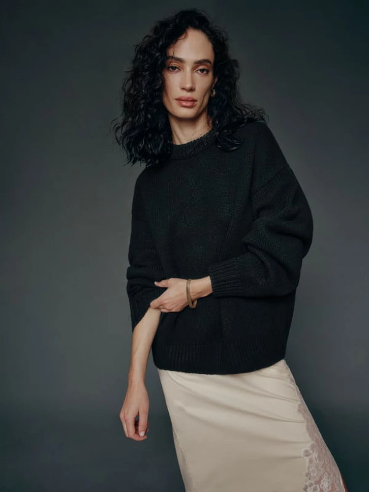 Gwen Oversized Regenerative Wool Sweater