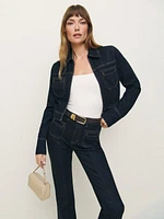 Fiona Cropped Denim Jacket