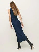 Roswell Denim Midi Dress