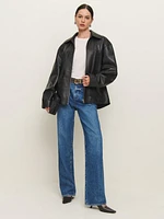 Veda Bennett Oversized Leather Bomber