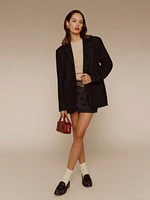 Veda Leon Oversized Suede Blazer