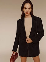 Veda Leon Oversized Suede Blazer