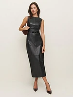 Veda Kendi Leather Dress