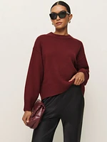 Cove Cashmere Oversized Crew