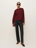 Cove Cashmere Oversized Crew