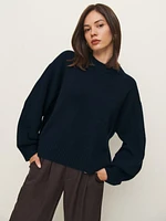 Cove Cashmere Oversized Crew