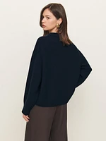 Cove Cashmere Oversized Crew