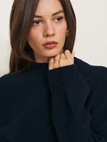 Cove Cashmere Oversized Crew