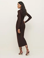 Eva Regenerative Merino Sheer Sweater Dress