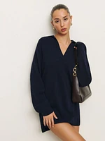 Maeve Cashmere Polo Dress