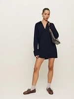 Maeve Cashmere Polo Dress