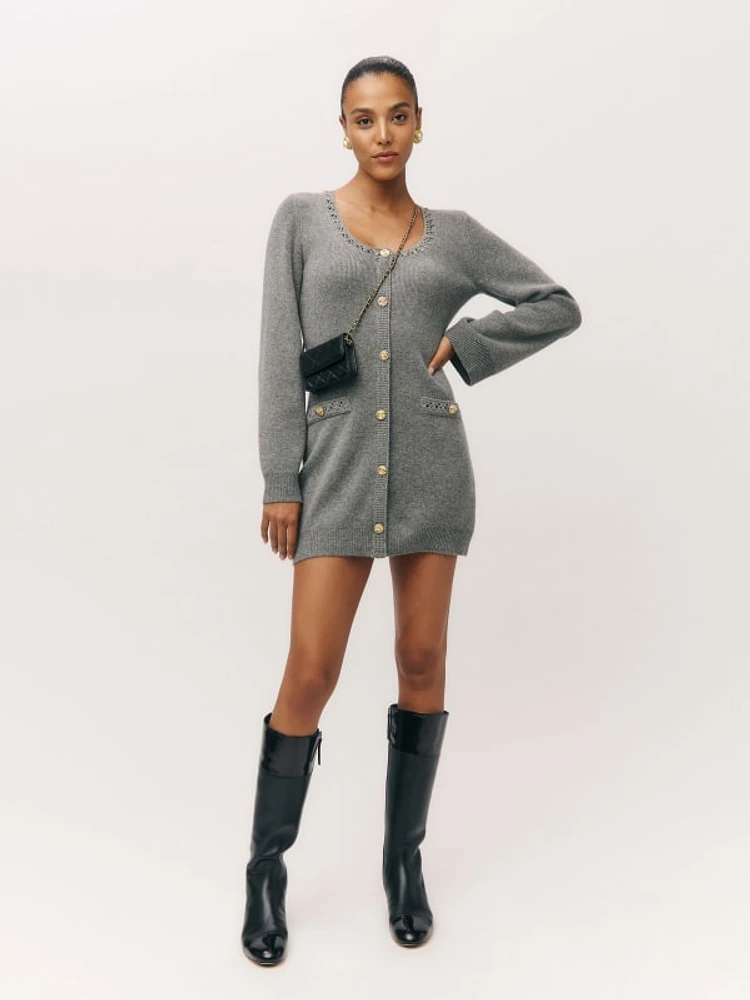 Priscilla Regenerative Wool Mini Dress