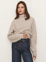 Cosmia Alpaca Blend Turtleneck Sweater