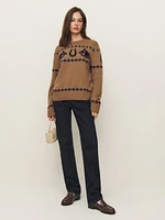 Alexandria Cashmere Horse Sweater