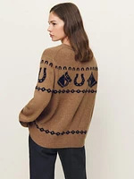 Alexandria Cashmere Horse Sweater