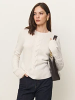 Dawson Regenerative Wool Cable Sweater