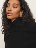 Brooke Cashmere Cropped Turtleneck