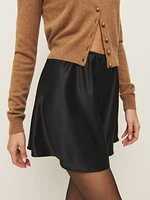 Brandy Satin Skirt