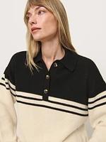 Brooklyn Cashmere Polo Sweater