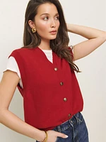 Clover Cashmere Sweater Vest