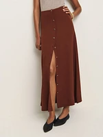 Petites Andi Low Rise Maxi Skirt