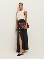 Petites Andi Low Rise Maxi Skirt