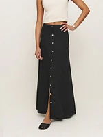 Petites Andi Low Rise Maxi Skirt