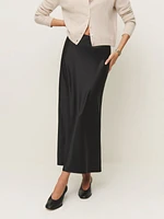 Petites Layla Satin Skirt