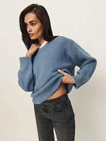 Cici Oversized Crew Sweater