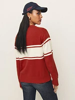 Fields Cashmere Blend Oversized Crew Sweater