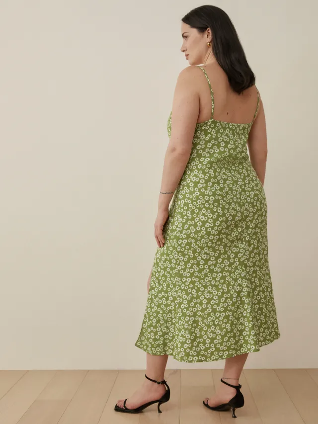 Reformation Alexandra Dress in Green