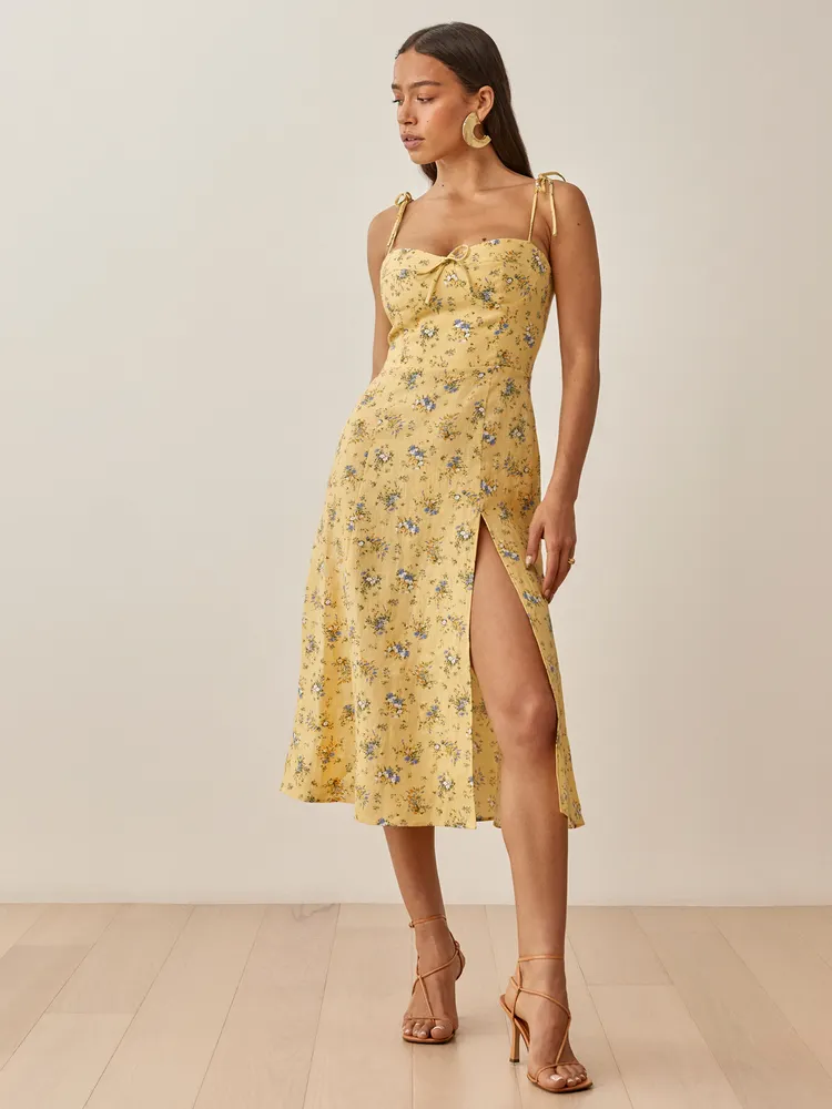 Reformation Joyce Linen Dress | Bethesda Row